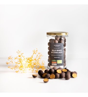 ORGANIC Mango Balls in dark Chocolate