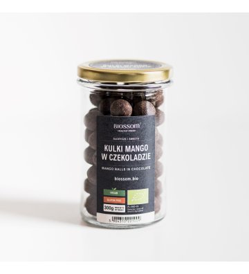 BIO Mango kulki w gorzkiej czekoladzie