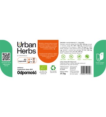 BIO Urban Herbs IMMUNITY, 60 Capsules