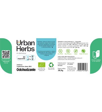BIO Urban Herbs ODCHUDZANIE, kapsułki 60 szt.