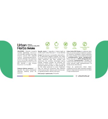 BIO Urban Herbs DETOKS, kapsułki 60 szt.