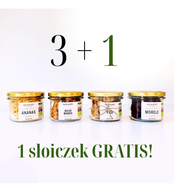 Tasting Set 3+1 - Dried Fruits with Pineapple