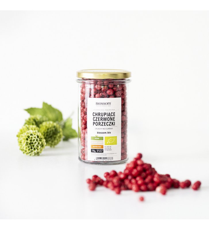Organic Crunchy Freeze-Dried Red Currants