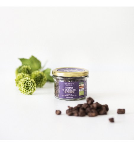 ORGANIC Dates in SUGAR-FREE Chocolate