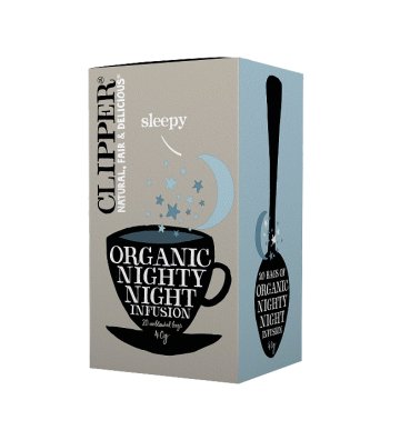 Herbatka z rumiankiem i melisą (Nighty Night) BIO (20x2g) 40g CLIPPER