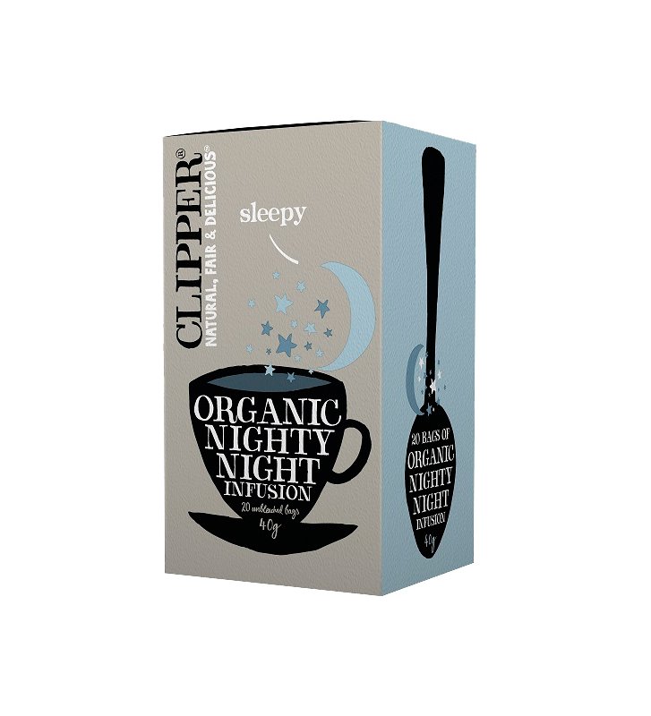 Herbatka z rumiankiem i melisą (Nighty Night) BIO (20x2g) 40g CLIPPER