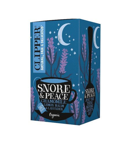 Herbatka z melisą i lawendą (Snore&Peace) BIO (20x1,5g) 30g CLIPPER