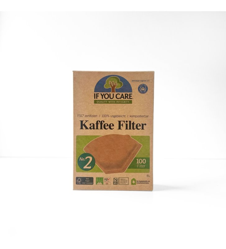 Filtry do kawy, kompostowalne, FSC, 100 sztuk, If You Care