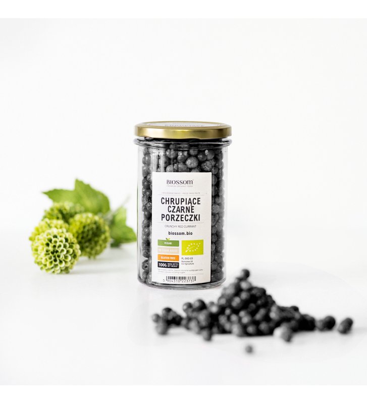 Czarne Porzeczki Liofilizowane Bio