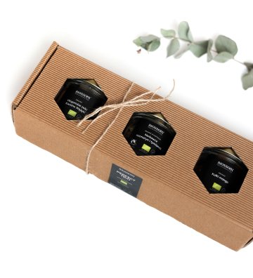 Bombonierka BIO Perfect Trio – słodkie, wytrawne i kwaśne przekąski