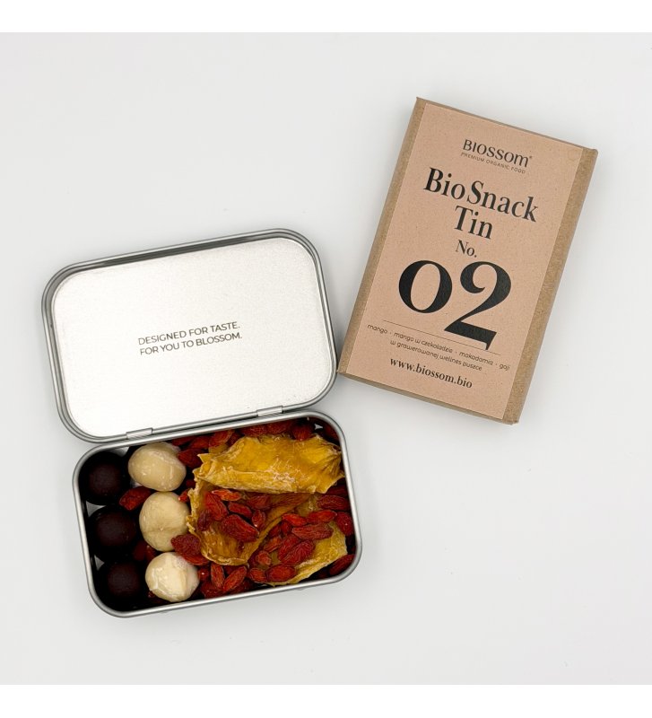 Biossom Snack Tin No. 02 – A Ritual of Pure Pleasure, product packaging