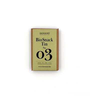 Biossom Snack Tin No. 03 – tin with figs, apricots, pecans and pistachios