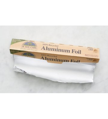 Folia aluminiowa w 100% z recyclingu If You Care